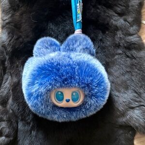 New blue Furry labubu head